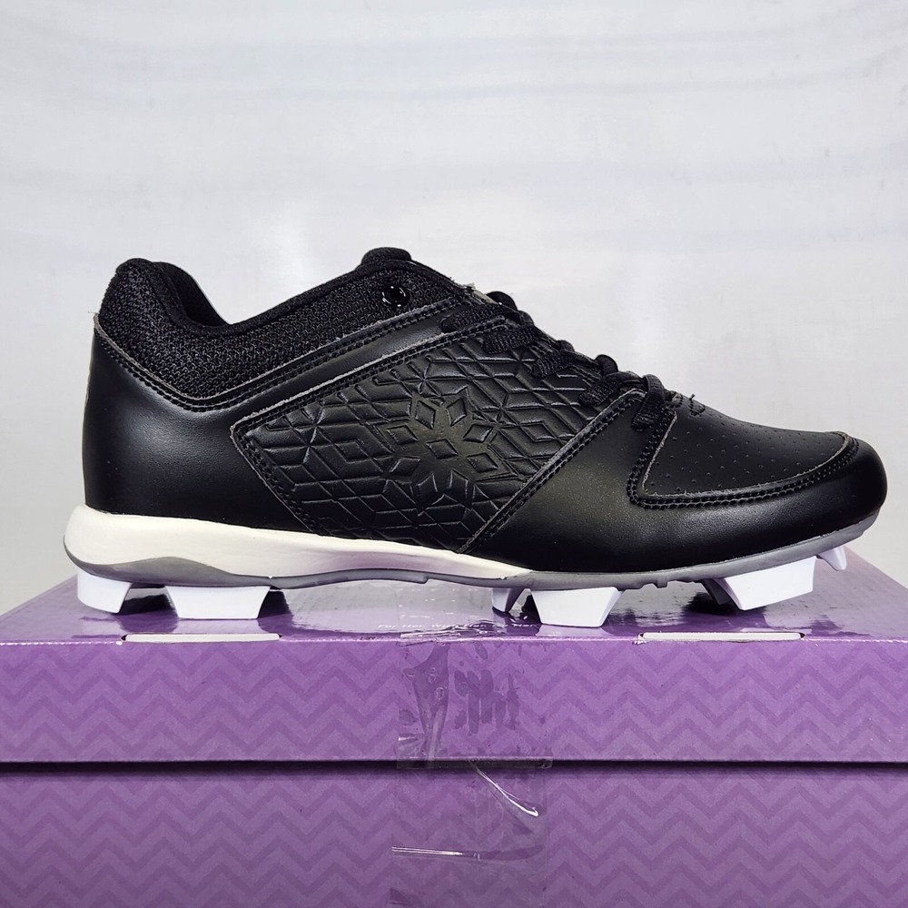 RIP-IT Diamond Softball Cleat Women Size 9 Black Athletic Molded Studs